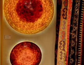 Gekleurde plafond/wand lampen